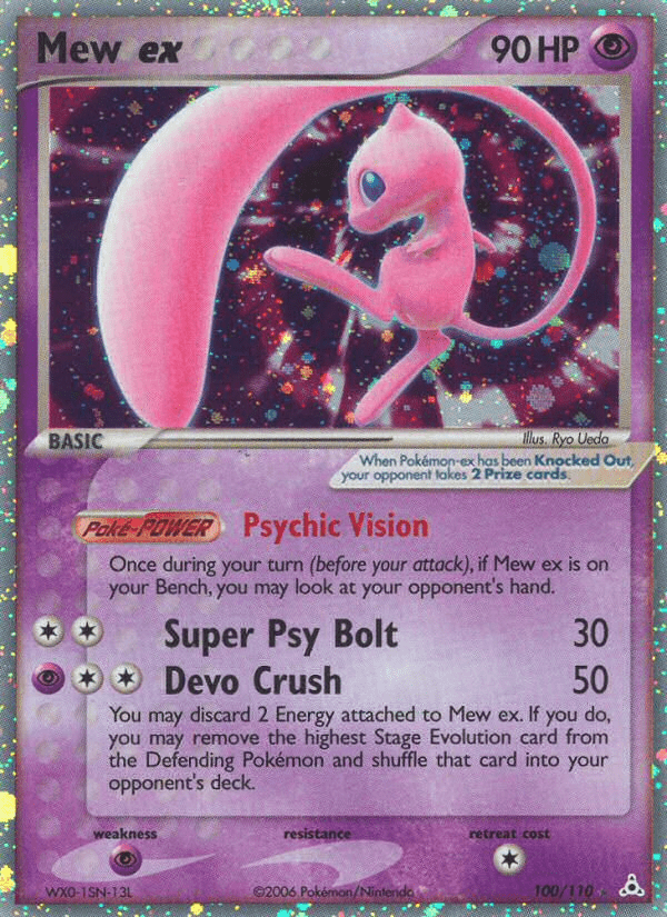Mew ex (100/110) [EX: Holon Phantoms] Pokemon Single Pokémon  | Multizone: Comics And Games