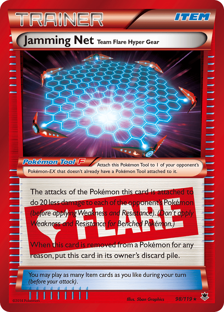 Jamming Net Team Flare Hyper Gear (98/119) [XY: Phantom Forces] Pokemon Single Pokémon  | Multizone: Comics And Games