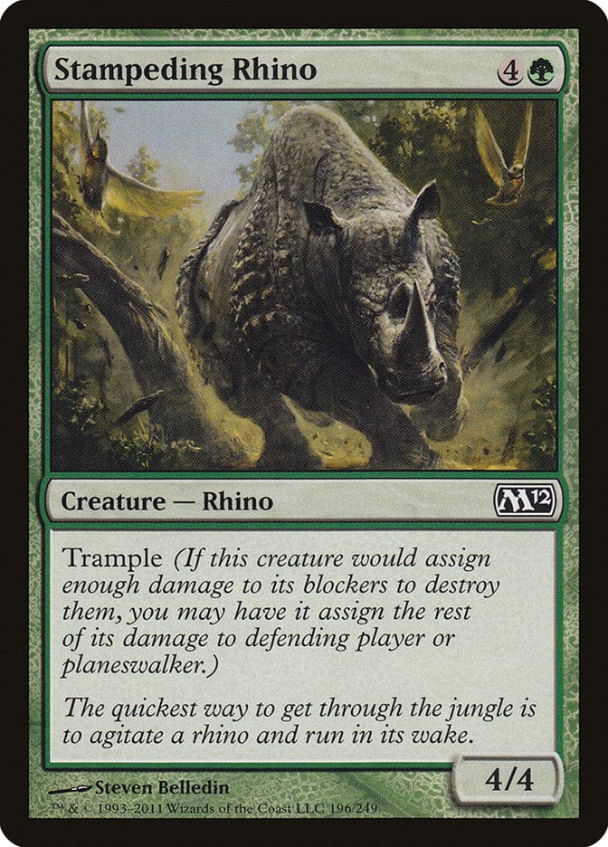 Stampeding Rhino [Magic 2012] MTG Single Magic: The Gathering  | Multizone: Comics And Games