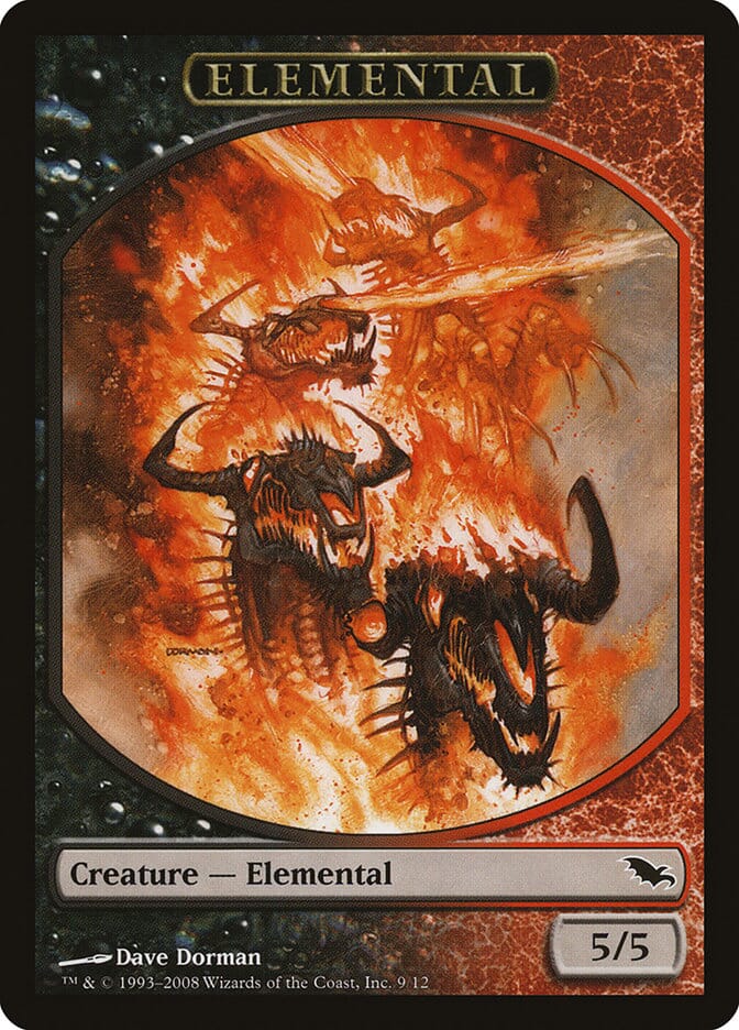 Elemental (9/12) [Shadowmoor Tokens] MTG Single Magic: The Gathering  | Multizone: Comics And Games
