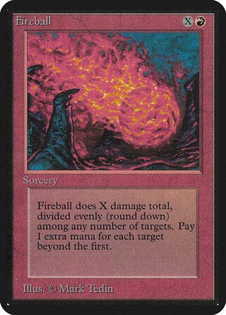 Fireball [Limited Edition Alpha] MTG Single Magic: The Gathering  | Multizone: Comics And Games