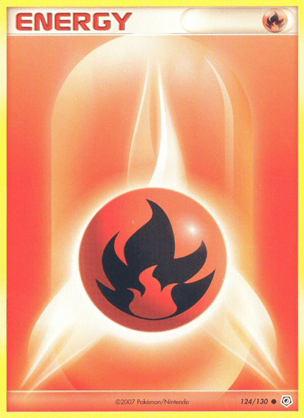 Fire Energy (124/130) [Diamond & Pearl: Base Set] Pokemon Single Pokémon  | Multizone: Comics And Games