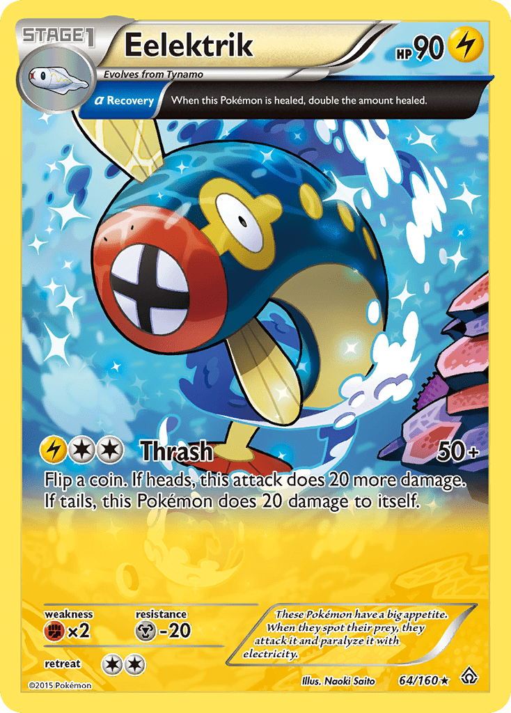 Eelektrik (64/160) [XY: Primal Clash] Pokemon Single Pokémon  | Multizone: Comics And Games