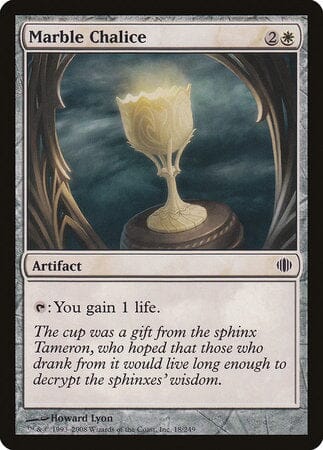 Marble Chalice [Shards of Alara] MTG Single Magic: The Gathering  | Multizone: Comics And Games