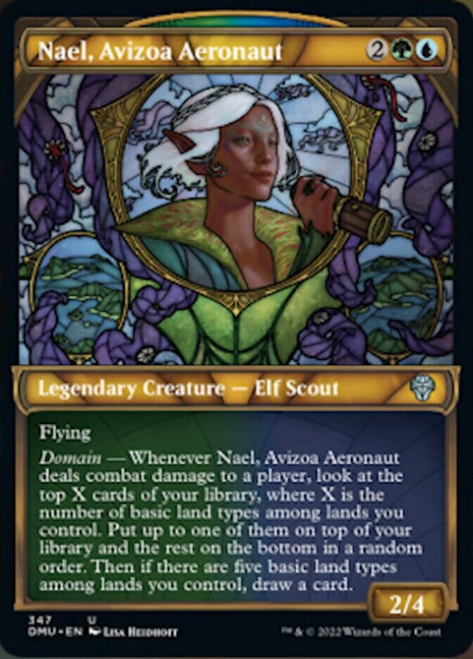 Nael, Avizoa Aeronaut (Showcase Textured) [Dominaria United] MTG Single Magic: The Gathering  | Multizone: Comics And Games