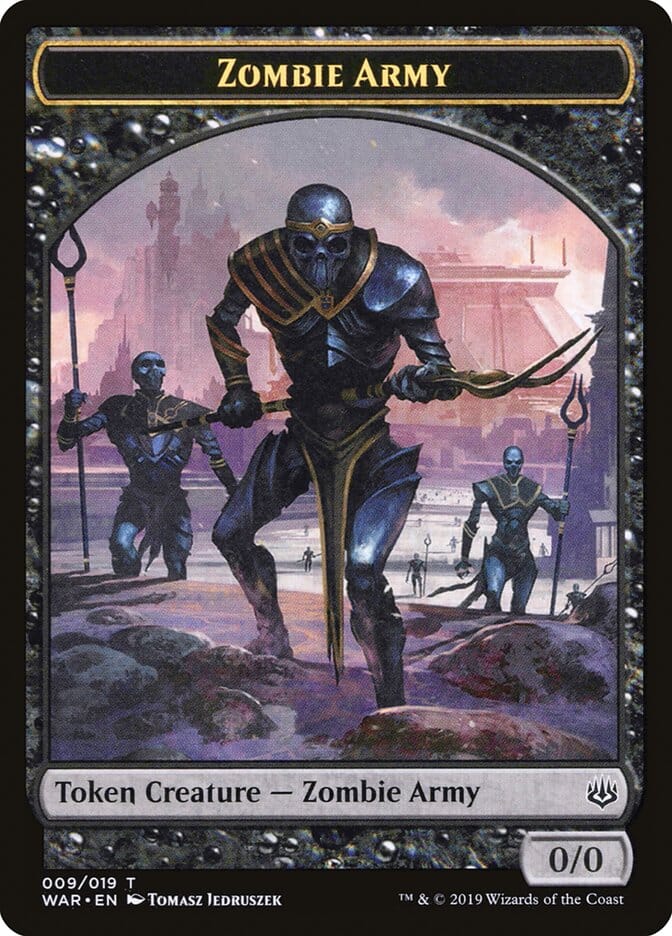Zombie Army (009/019) [War of the Spark Tokens] MTG Single Magic: The Gathering  | Multizone: Comics And Games