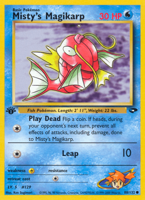 Misty's Magikarp (88/132) [Gym Challenge 1st Edition] Pokemon Single Pokémon  | Multizone: Comics And Games