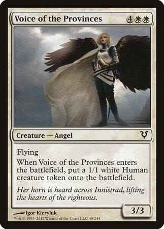 Voice of the Provinces [Avacyn Restored] MTG Single Magic: The Gathering  | Multizone: Comics And Games