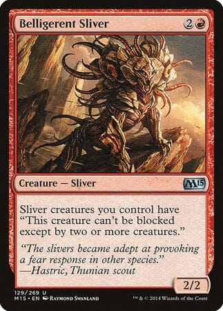 Belligerent Sliver [Magic 2015] MTG Single Magic: The Gathering  | Multizone: Comics And Games