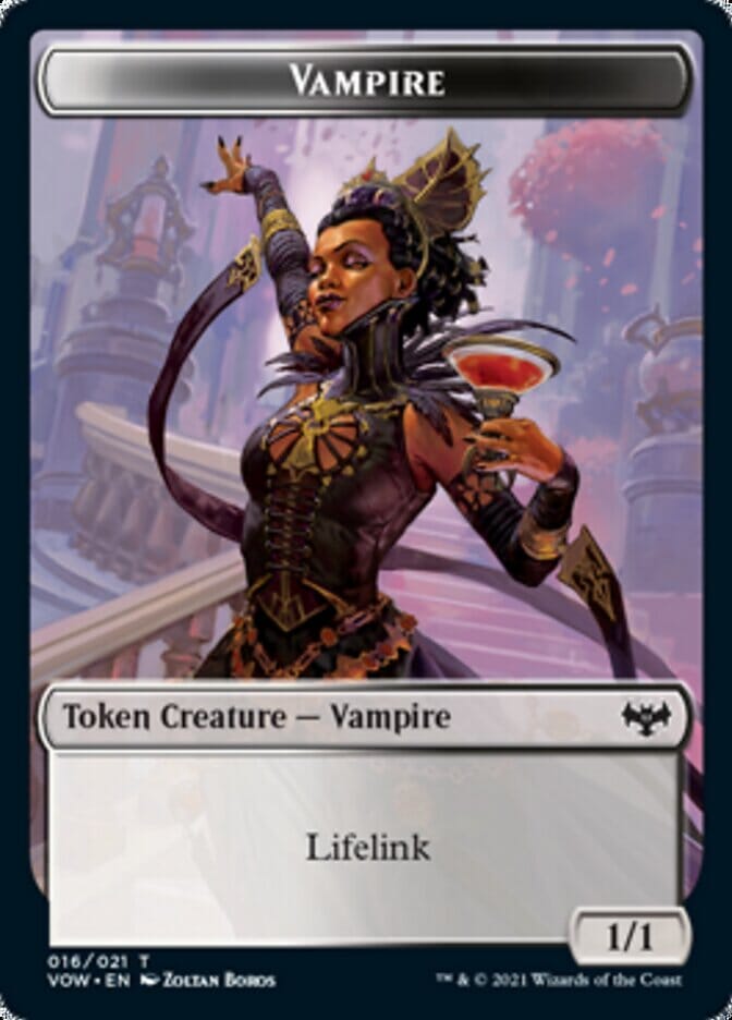 Vampire Token (016) [Innistrad: Crimson Vow Tokens] MTG Single Magic: The Gathering  | Multizone: Comics And Games