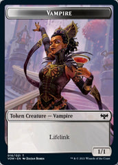 Human (001) // Vampire (016) Double-sided Token [Innistrad: Crimson Vow Tokens] MTG Single Magic: The Gathering  | Multizone: Comics And Games