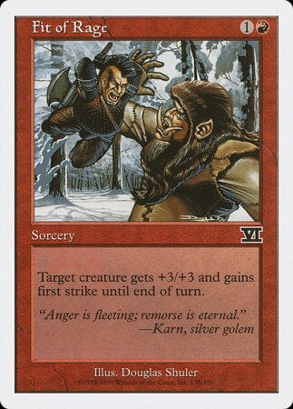 Fit of Rage [Classic Sixth Edition] MTG Single Magic: The Gathering  | Multizone: Comics And Games