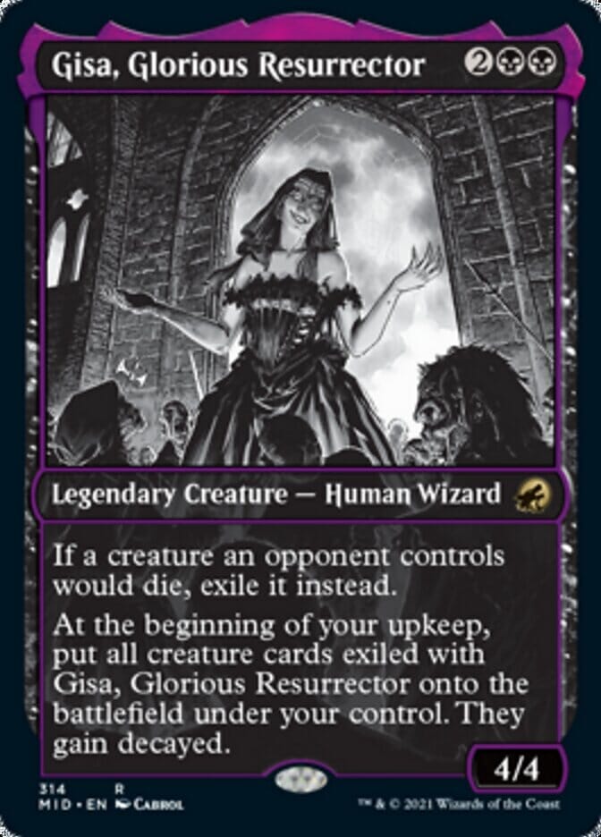 Gisa, Glorious Resurrector (Showcase Eternal Night) [Innistrad: Midnight Hunt] MTG Single Magic: The Gathering  | Multizone: Comics And Games