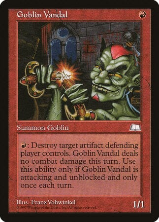 Goblin Vandal [Weatherlight] MTG Single Magic: The Gathering  | Multizone: Comics And Games