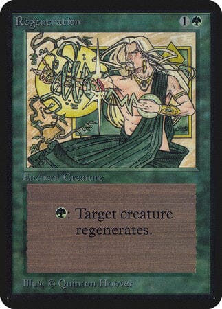 Regeneration [Limited Edition Alpha] MTG Single Magic: The Gathering  | Multizone: Comics And Games