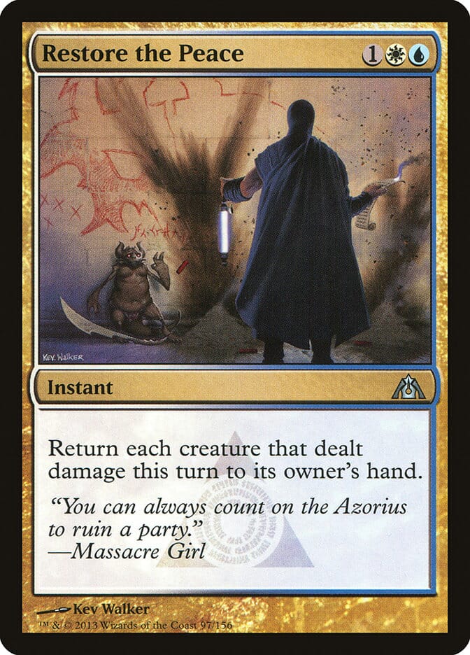 Restore the Peace [Dragon's Maze] MTG Single Magic: The Gathering  | Multizone: Comics And Games