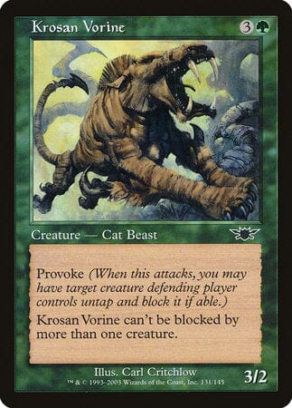 Krosan Vorine [Legions] MTG Single Magic: The Gathering  | Multizone: Comics And Games