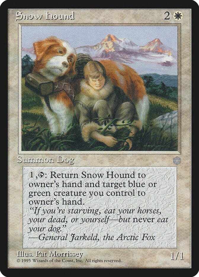 Snow Hound [Ice Age] MTG Single Magic: The Gathering  | Multizone: Comics And Games