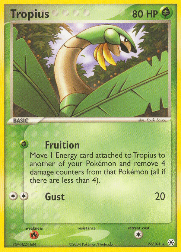 Tropius (27/101) [EX: Hidden Legends] Pokemon Single Pokémon  | Multizone: Comics And Games