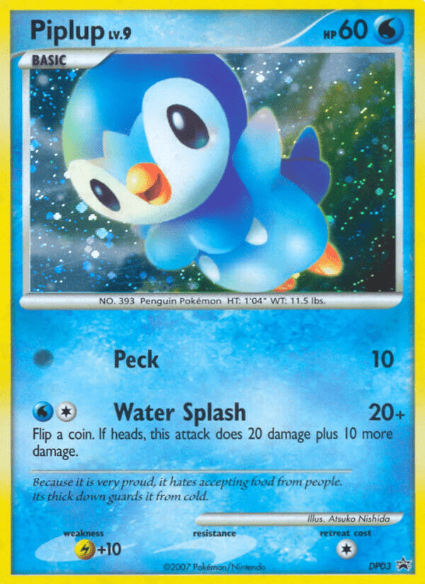 Piplup (DP03) [Diamond & Pearl: Black Star Promos] Pokemon Single Pokémon  | Multizone: Comics And Games
