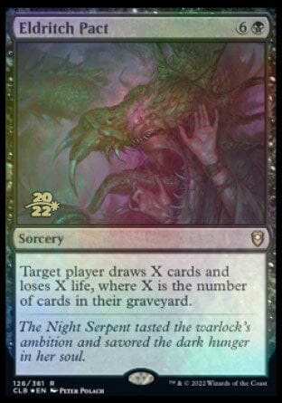 Eldritch Pact [Commander Legends: Battle for Baldur's Gate Prerelease Promos] MTG Single Magic: The Gathering  | Multizone: Comics And Games