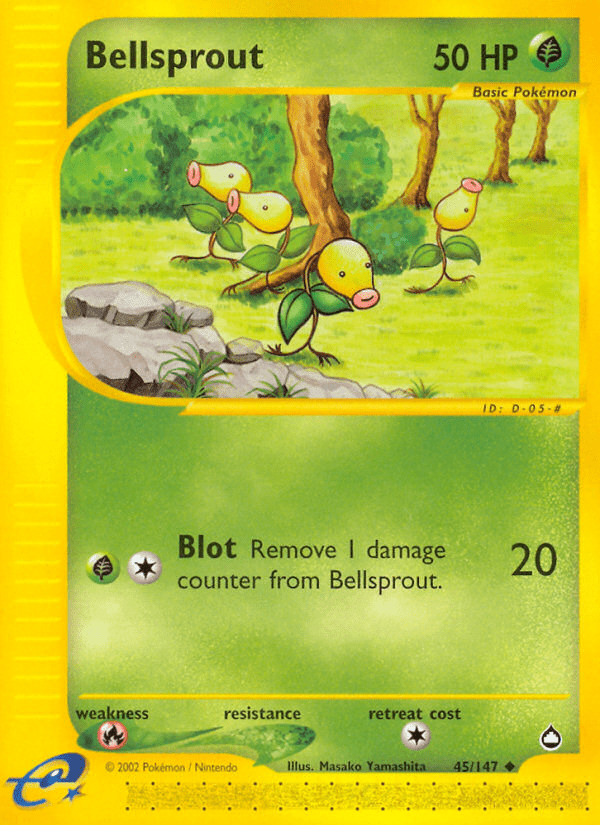 Bellsprout (45/147) [Aquapolis] Pokemon Single Pokémon  | Multizone: Comics And Games