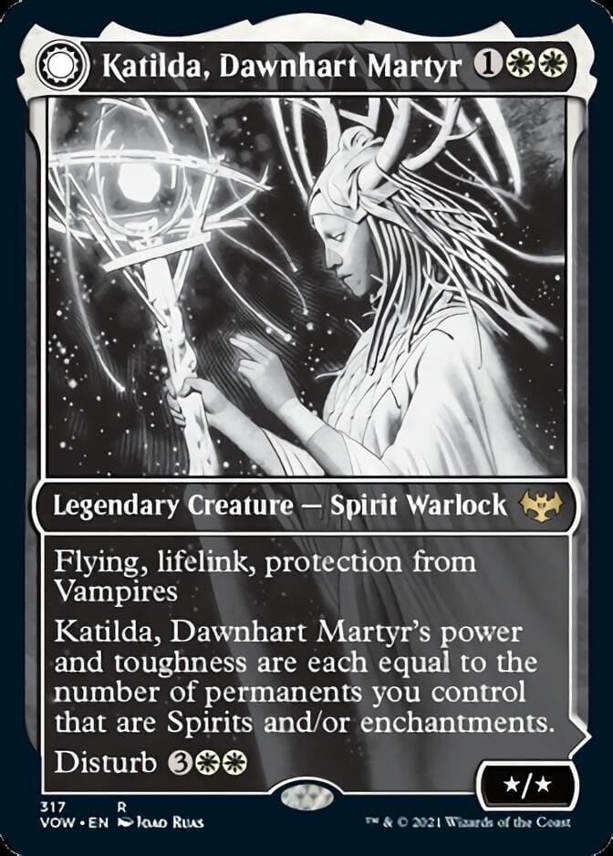 Katilda, Dawnhart Martyr // Katilda's Rising Dawn (Showcase Eternal Night) [Innistrad: Crimson Vow] MTG Single Magic: The Gathering  | Multizone: Comics And Games