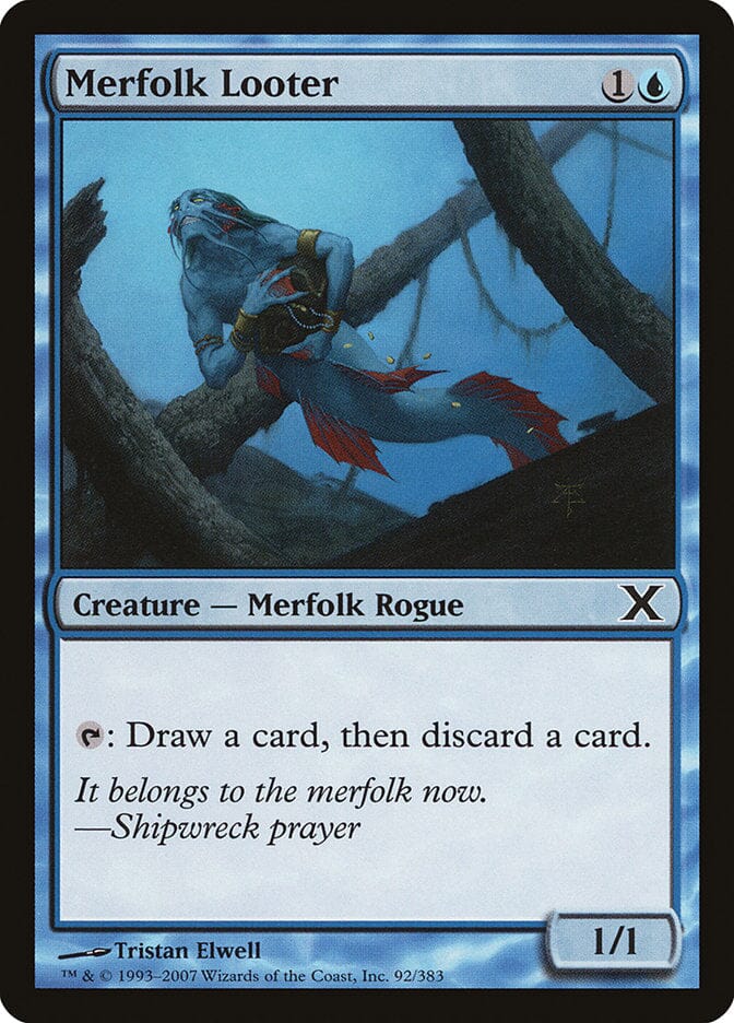 Merfolk Looter [Tenth Edition] MTG Single Magic: The Gathering  | Multizone: Comics And Games