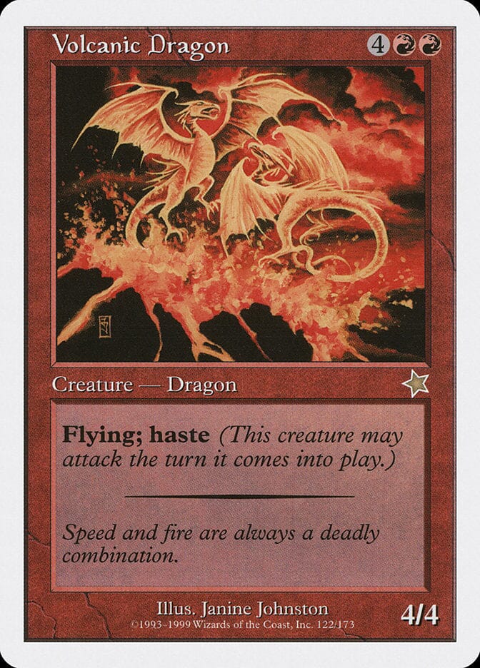 Volcanic Dragon [Starter 1999] MTG Single Magic: The Gathering  | Multizone: Comics And Games