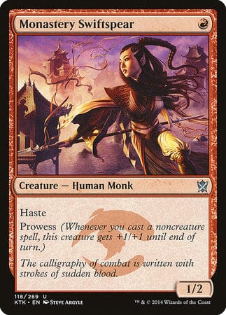 Monastery Swiftspear [Khans of Tarkir] MTG Single Magic: The Gathering  | Multizone: Comics And Games