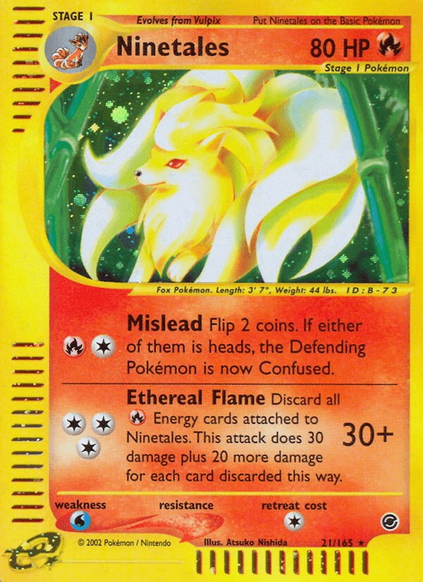Ninetales (21/165) [Expedition: Base Set] Pokemon Single Pokémon  | Multizone: Comics And Games