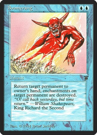 Boomerang [Legends] MTG Single Magic: The Gathering  | Multizone: Comics And Games