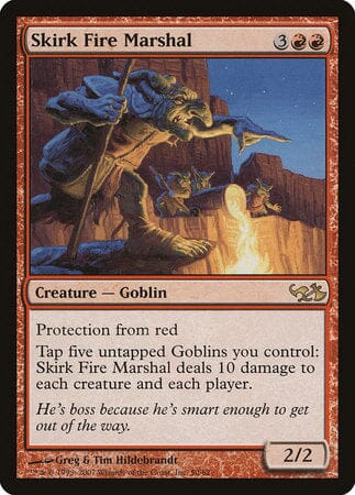 Skirk Fire Marshal [Duel Decks: Elves vs. Goblins] MTG Single Magic: The Gathering  | Multizone: Comics And Games