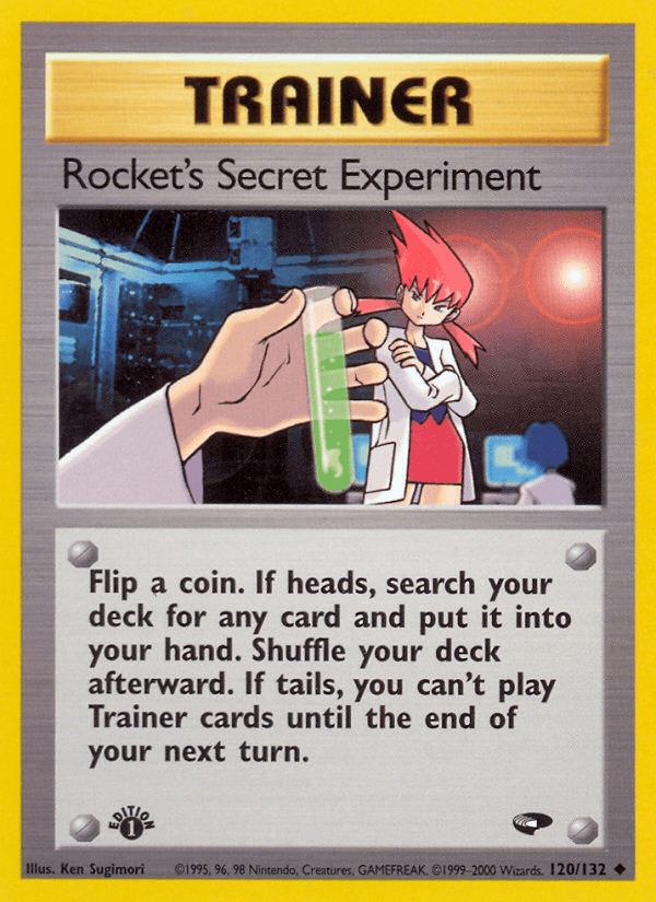Rocket's Secret Experiment (120/132) [Gym Challenge 1st Edition] Pokemon Single Pokémon  | Multizone: Comics And Games