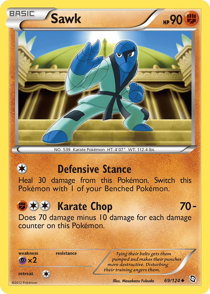 Sawk (69/124) [Black & White: Dragons Exalted] Pokemon Single Pokémon  | Multizone: Comics And Games
