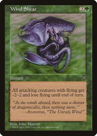 Wind Shear [Visions] MTG Single Magic: The Gathering  | Multizone: Comics And Games