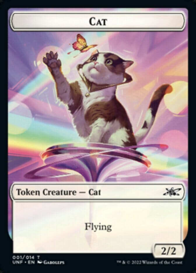 Cat Token [Unfinity Tokens] MTG Single Magic: The Gathering  | Multizone: Comics And Games
