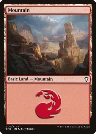 Mountain (300) [Commander Anthology Volume II] MTG Single Magic: The Gathering  | Multizone: Comics And Games