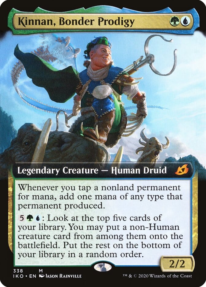 Kinnan, Bonder Prodigy (Extended Art) [Ikoria: Lair of Behemoths] MTG Single Magic: The Gathering  | Multizone: Comics And Games