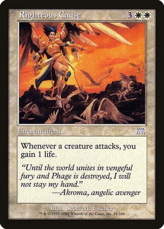 Righteous Cause [Onslaught] MTG Single Magic: The Gathering  | Multizone: Comics And Games