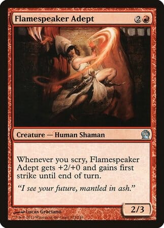 Flamespeaker Adept [Theros] MTG Single Magic: The Gathering  | Multizone: Comics And Games