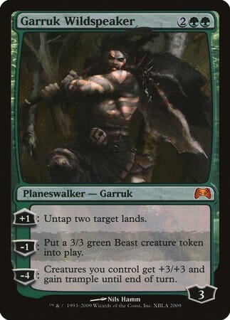 Garruk Wildspeaker [Duels of the Planeswalkers 2009 Promos ] MTG Single Magic: The Gathering  | Multizone: Comics And Games