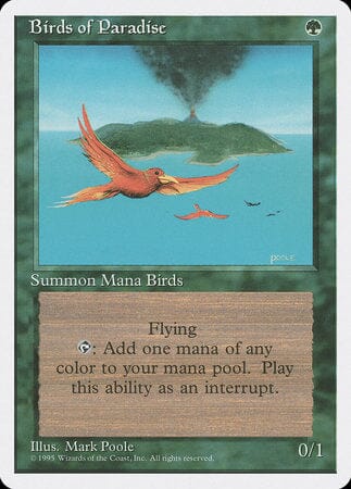 Birds of Paradise [Fourth Edition] MTG Single Magic: The Gathering  | Multizone: Comics And Games