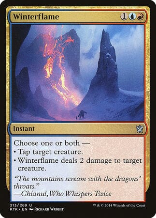 Winterflame [Khans of Tarkir] MTG Single Magic: The Gathering  | Multizone: Comics And Games