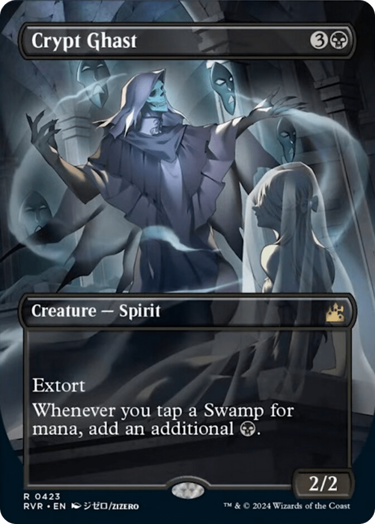 Crypt Ghast (Anime Borderless) [Ravnica Remastered] MTG Single Magic: The Gathering  | Multizone: Comics And Games