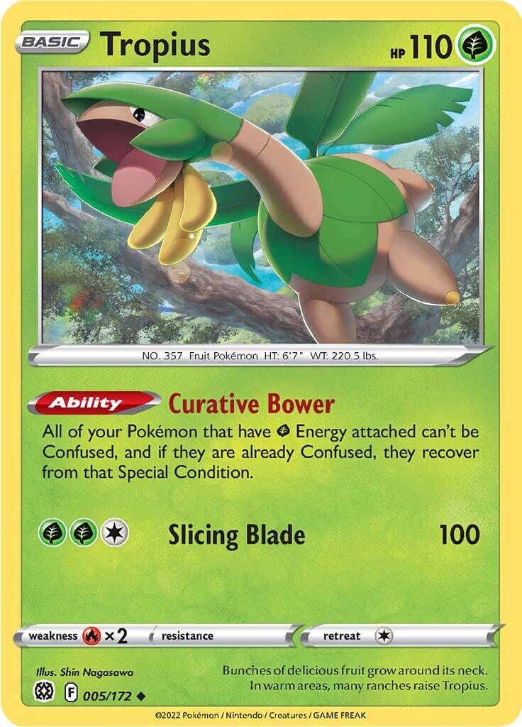 Tropius (005/172) [Sword & Shield: Brilliant Stars] Pokemon Single Pokémon  | Multizone: Comics And Games