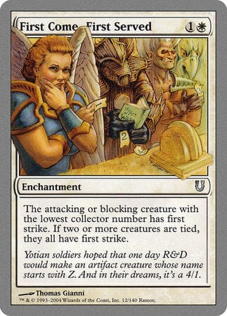 First Come, First Served [Unhinged] MTG Single Magic: The Gathering  | Multizone: Comics And Games