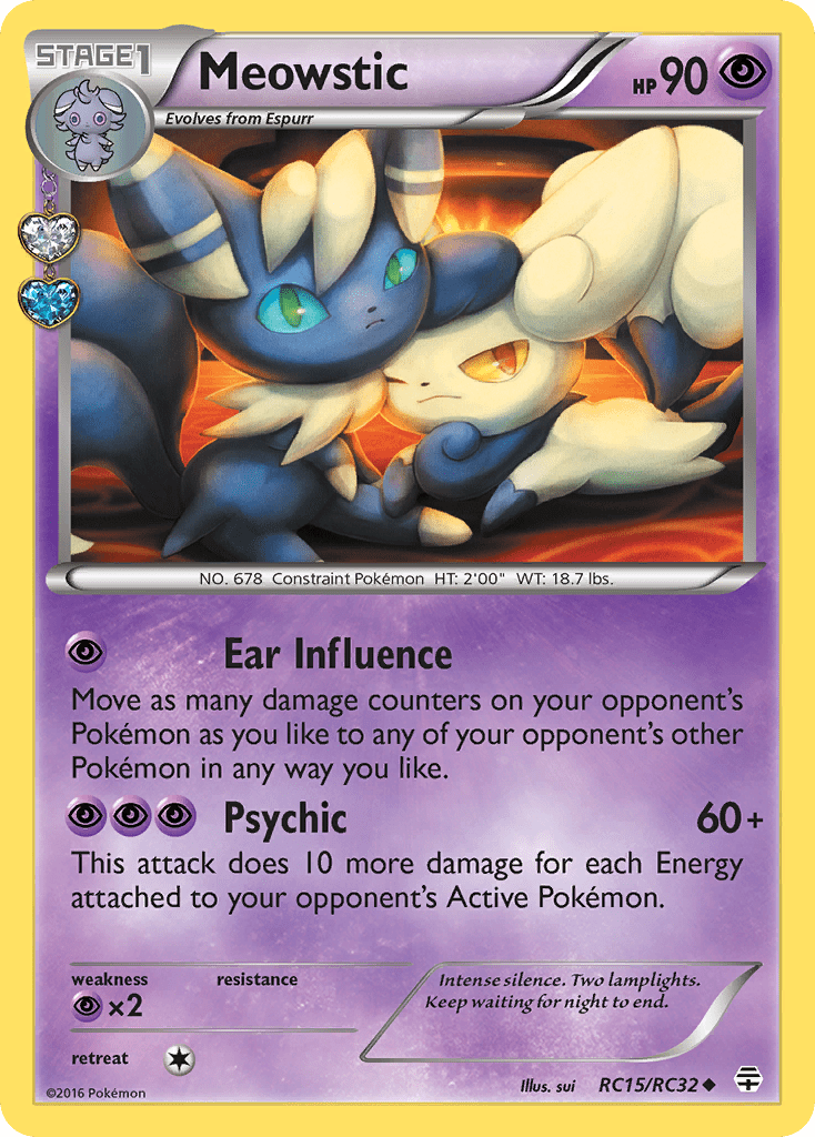 Meowstic (RC15/RC32) [XY: Generations] Pokemon Single Pokémon  | Multizone: Comics And Games