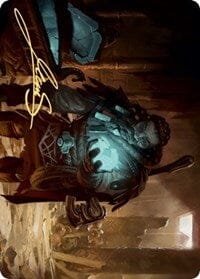 Vault Robber Art Card (Gold-Stamped Signature) [Kaldheim: Art Series] MTG Single Magic: The Gathering  | Multizone: Comics And Games