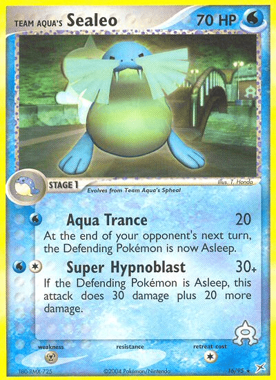Team Aqua's Sealeo (16/95) [EX: Team Magma vs Team Aqua] Pokemon Single Pokémon  | Multizone: Comics And Games